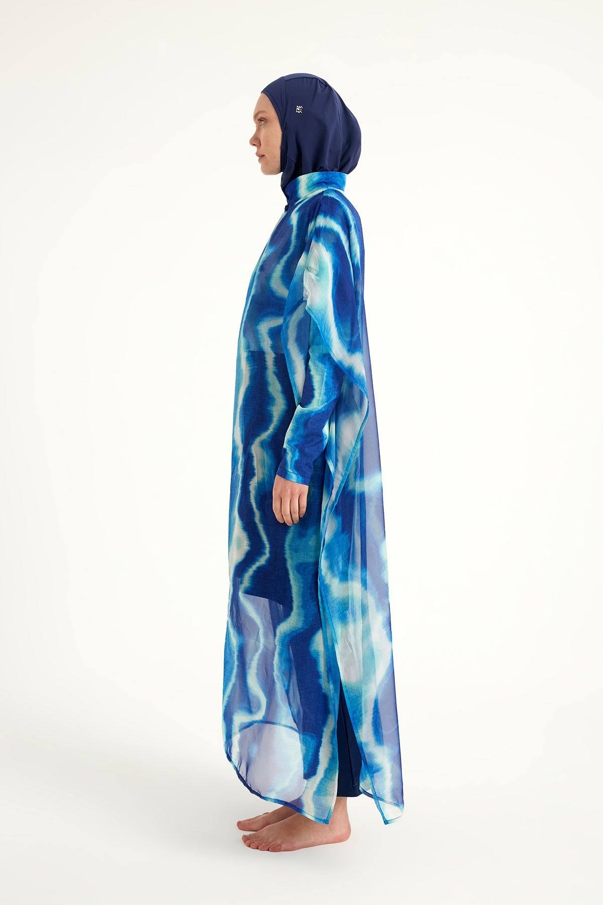 Silky Pareo with Colorful Pattern