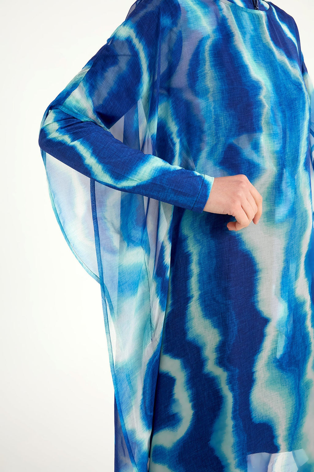 Silky Pareo with Colorful Pattern