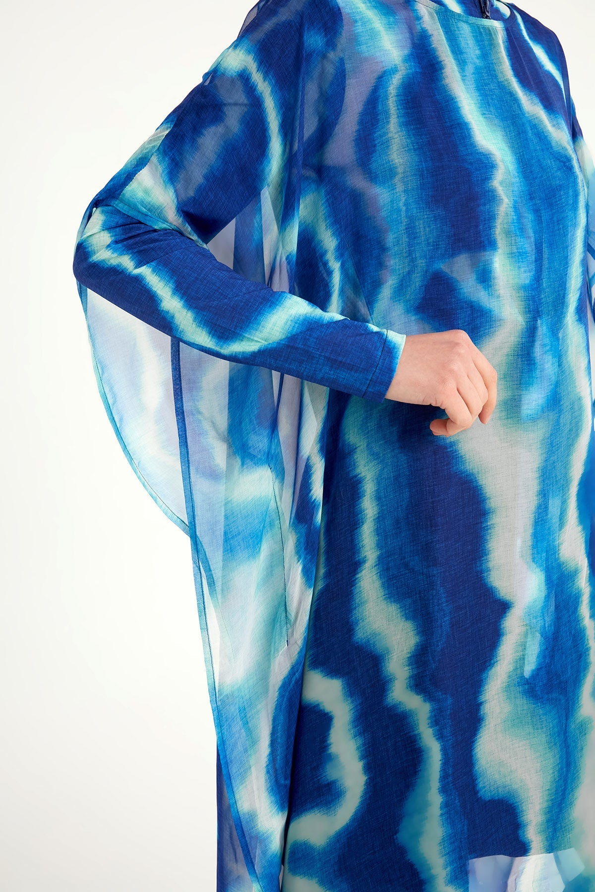 Silky Pareo with Colorful Pattern