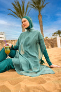 Ju La Nar Green Silky Pareo/ Cover Up