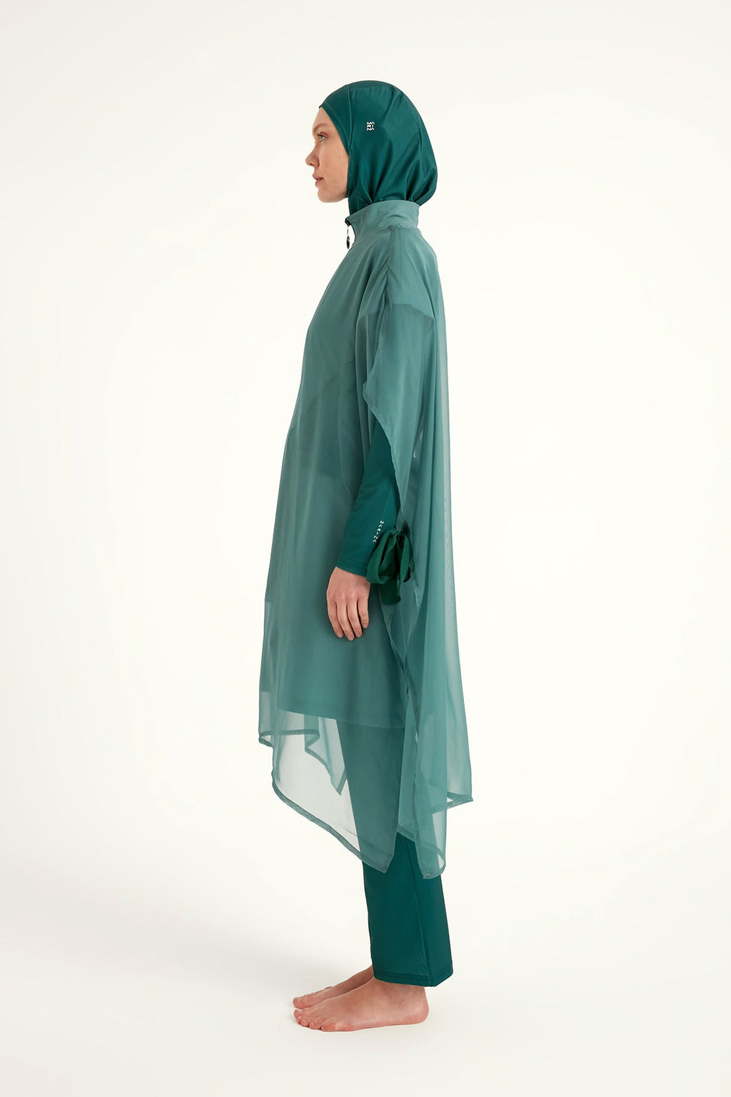 Ju La Nar Green Silky Pareo/ Cover Up