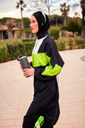 Woven Black Burkini Modest Swimwear